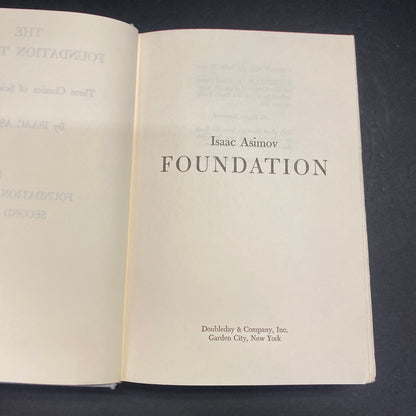 The Foundation Trilogy - Isaac Asimov - Book Club Edition - Early Edition - 1951