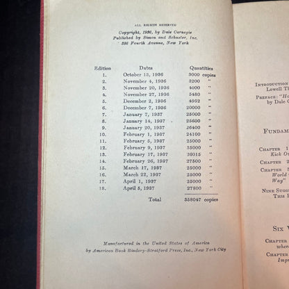 How To Win Friends and Influence People - Dale Carnegie - 17th Print - 1937