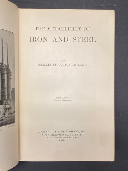 The Metallurgy of Iron and Steel - Bradley Stoughton - 1923