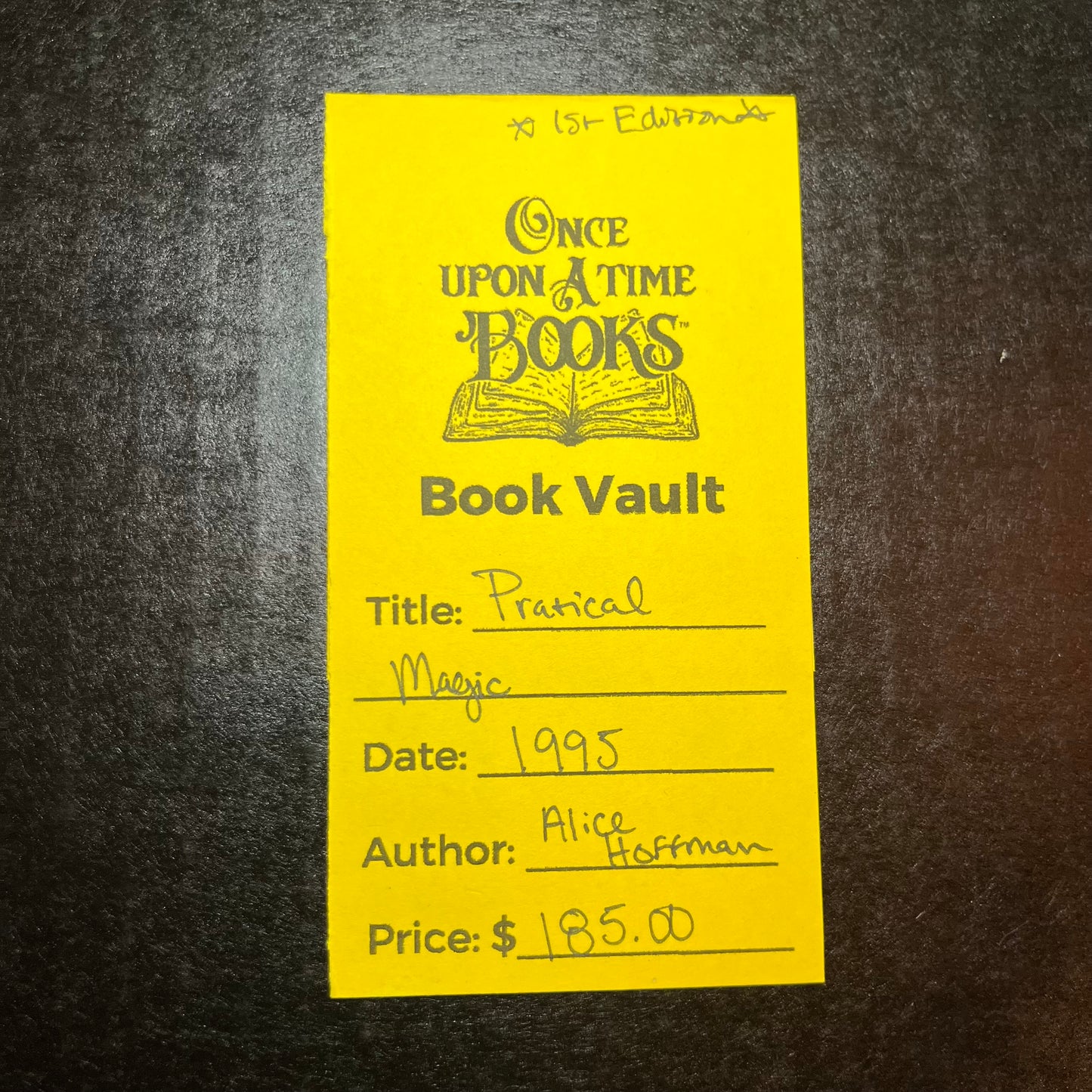 Practical Magic - Alice Hoffman - 1st Edition - 1995