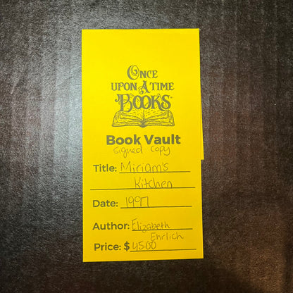 Miriam's Kitchen - Elizabeth Ehrlich - Signed - 1997