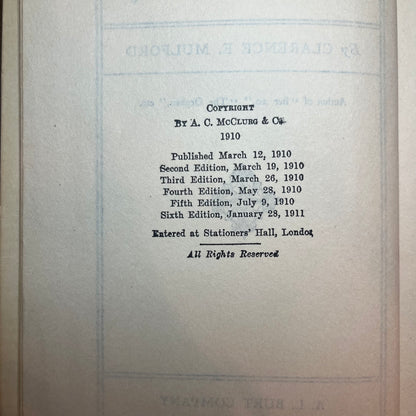 Hopalong Cassidy - Clarence E. Mulford - 6th Edition - 1911