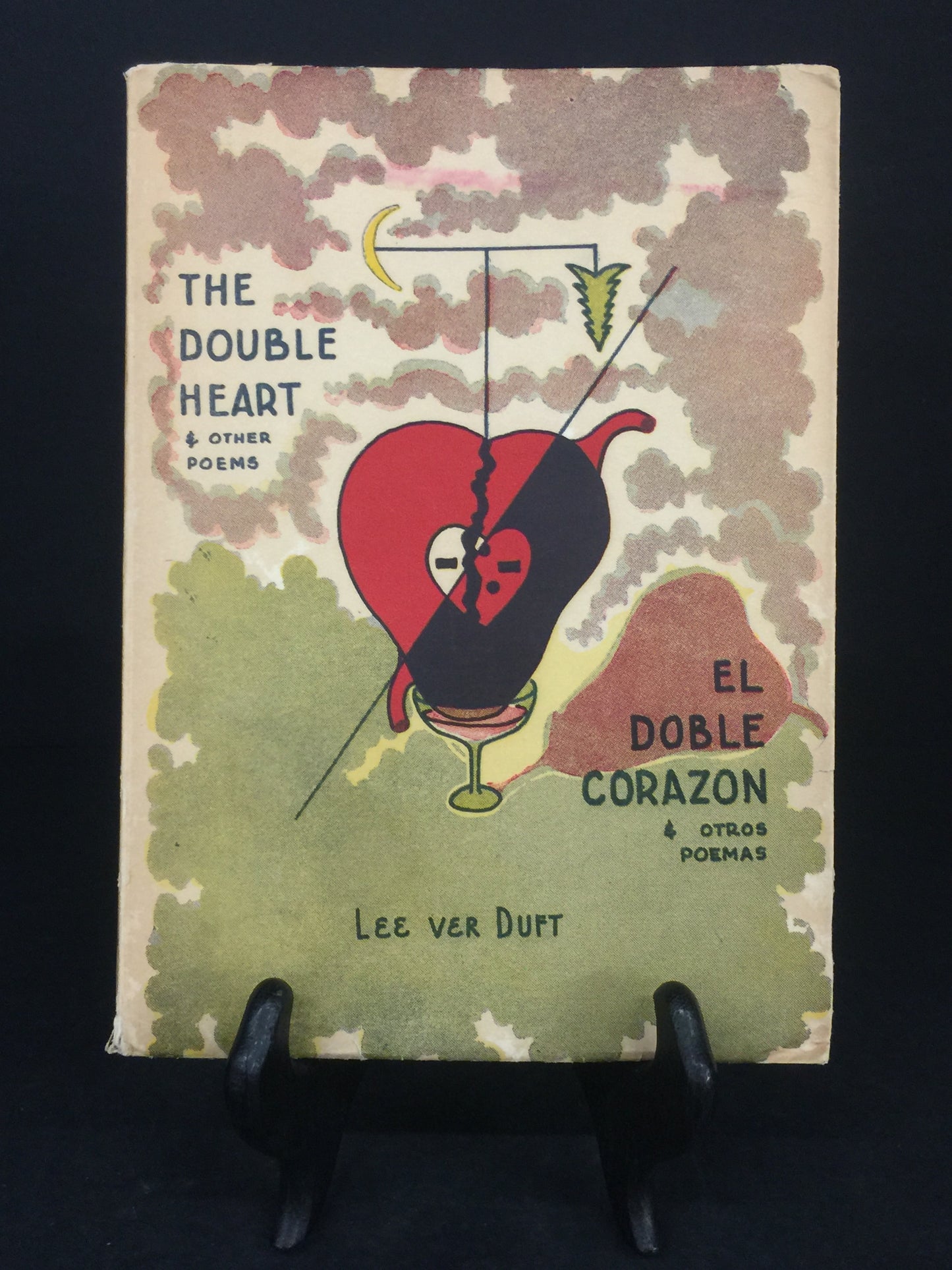 The Double Heart and Other Poems - Lee Ver Duft - In English and Spanish - Signed - 1948