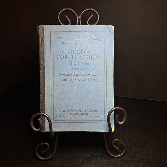 Guidebook for the Teachers - Mabel O'Donnell - Alice and Jerry Books - 1941