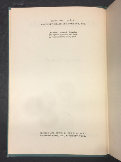 Animal Farm - George Orwell - Book Club Edition - 1946
