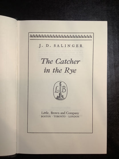 The Catcher in the Rye - J. D. Salinger - 44th Print - 1951