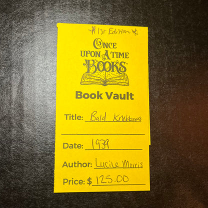 Bald Knobbers - Lucile Morris - 1st Edition - 1939