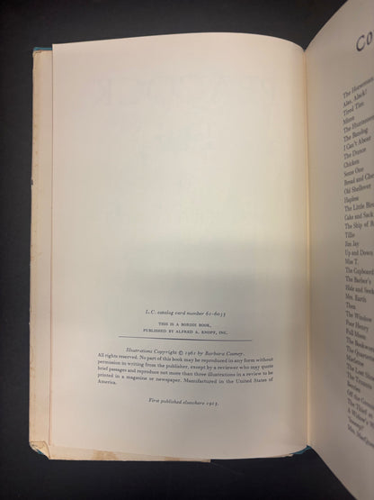Peacock Pie - Walter de la Mare - Rare Edition - 1961
