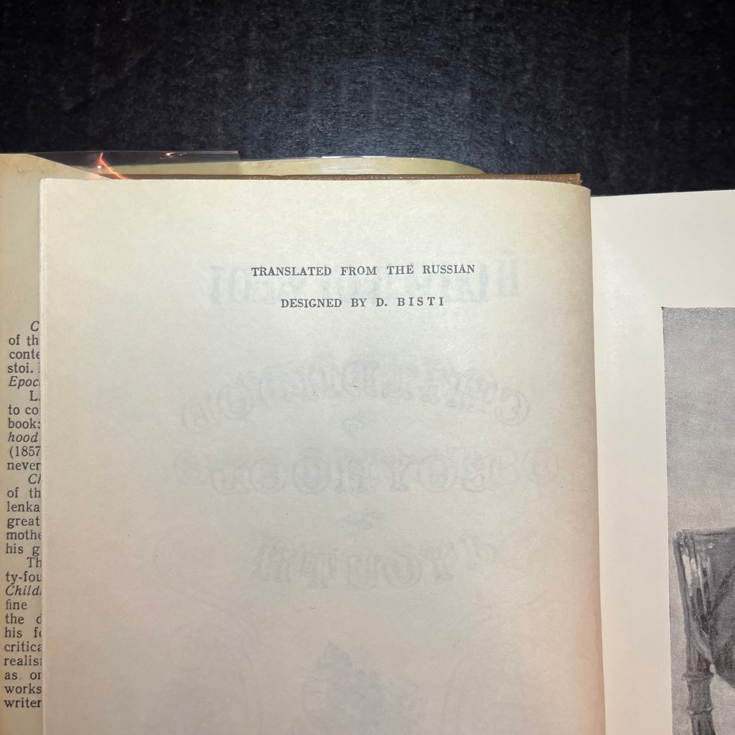 Childhood Boyhood Youth - Leo Tolstoi - 1857