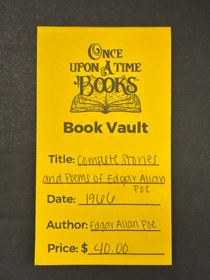 Complete Stories and Poems of Edgar Allan Poe - Edgar Allan Poe - 1966