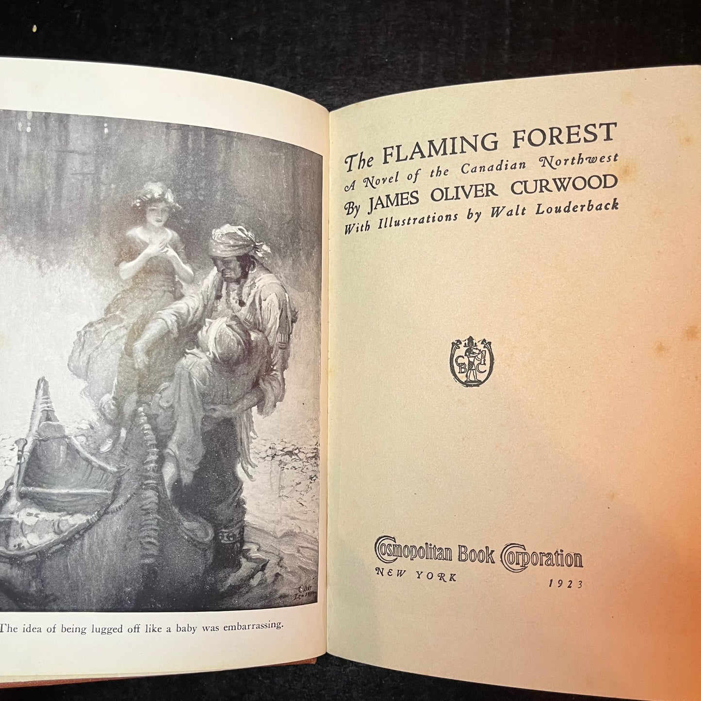 The Flaming Forest - James Oliver Curwood - 1st Edition - 1921