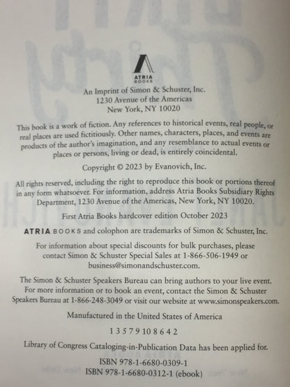 Dirty Thirty - Janet Evanovich - Signed - 2023