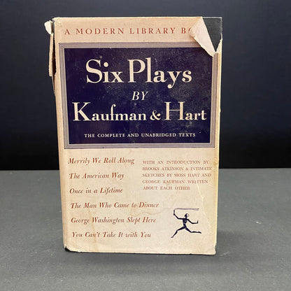 Six Plays by Kaufman and Hart - Moss Hart and George Kaufman - Modern Library - 1958