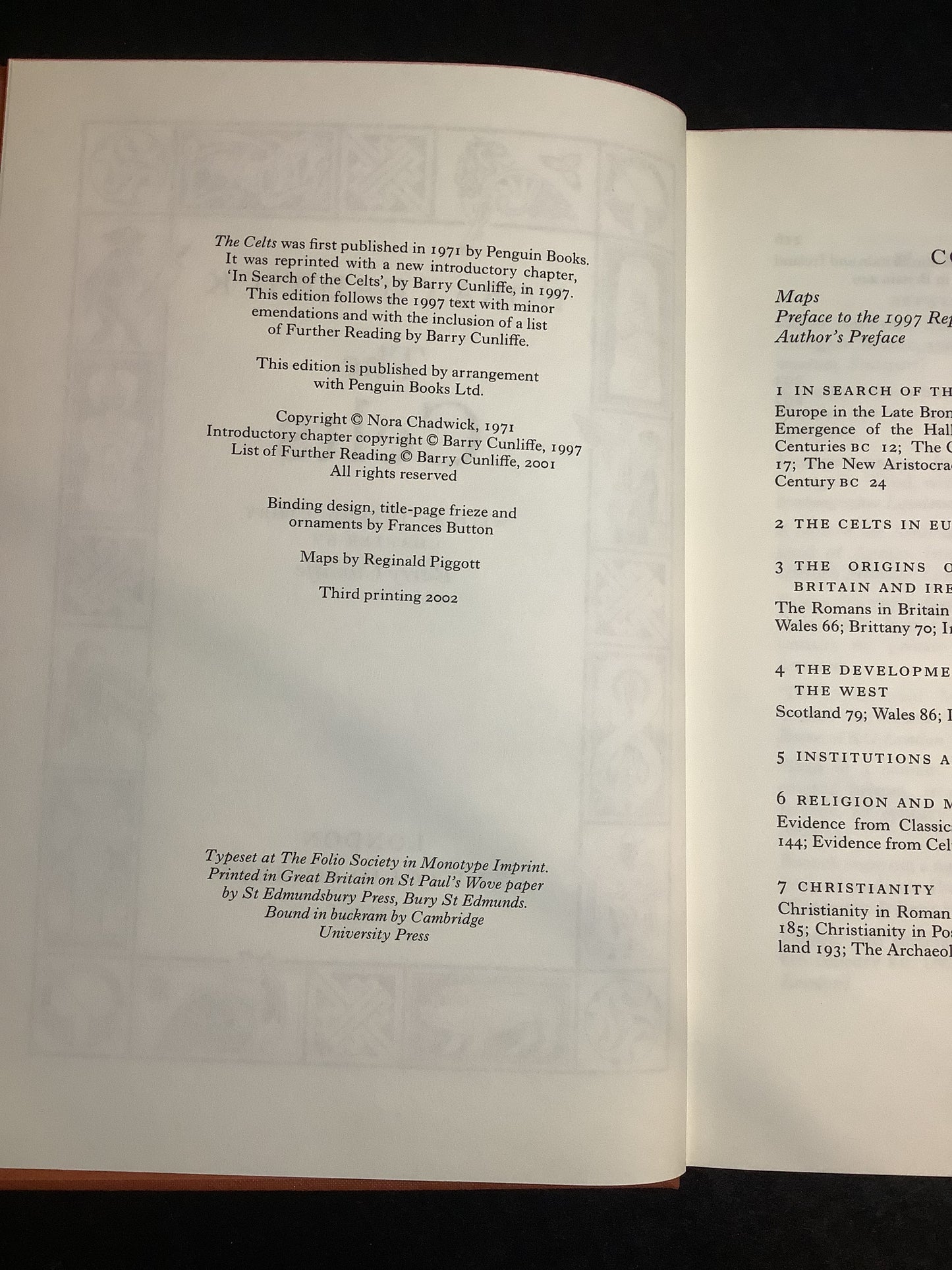 The Celts - Nora Chadwick - Folio Society - 2001