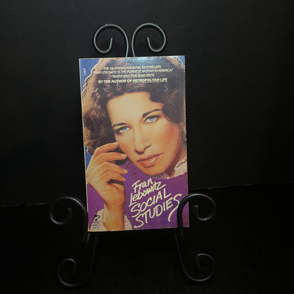 Social Studies - Fran Lebowitz - 1st Thus Edition - 1981