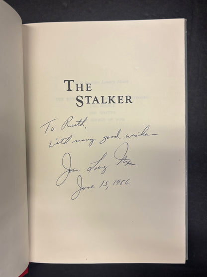 The Stalker - Juan Lowery Nixon - Signed - Stated 1st Edition - 1985