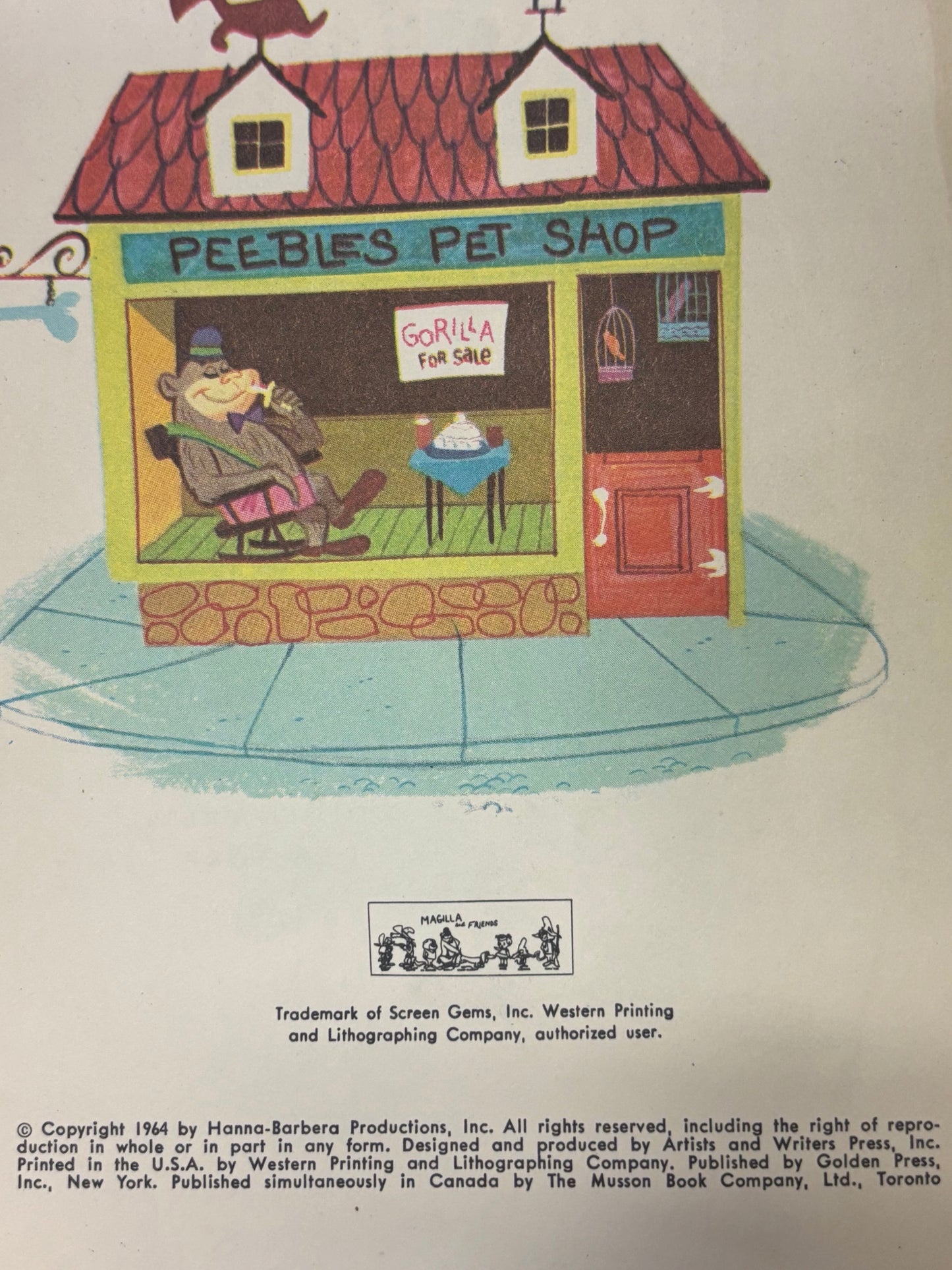 Magilla Gorilla - Bruce R. Carrick - "A" Print - 1964