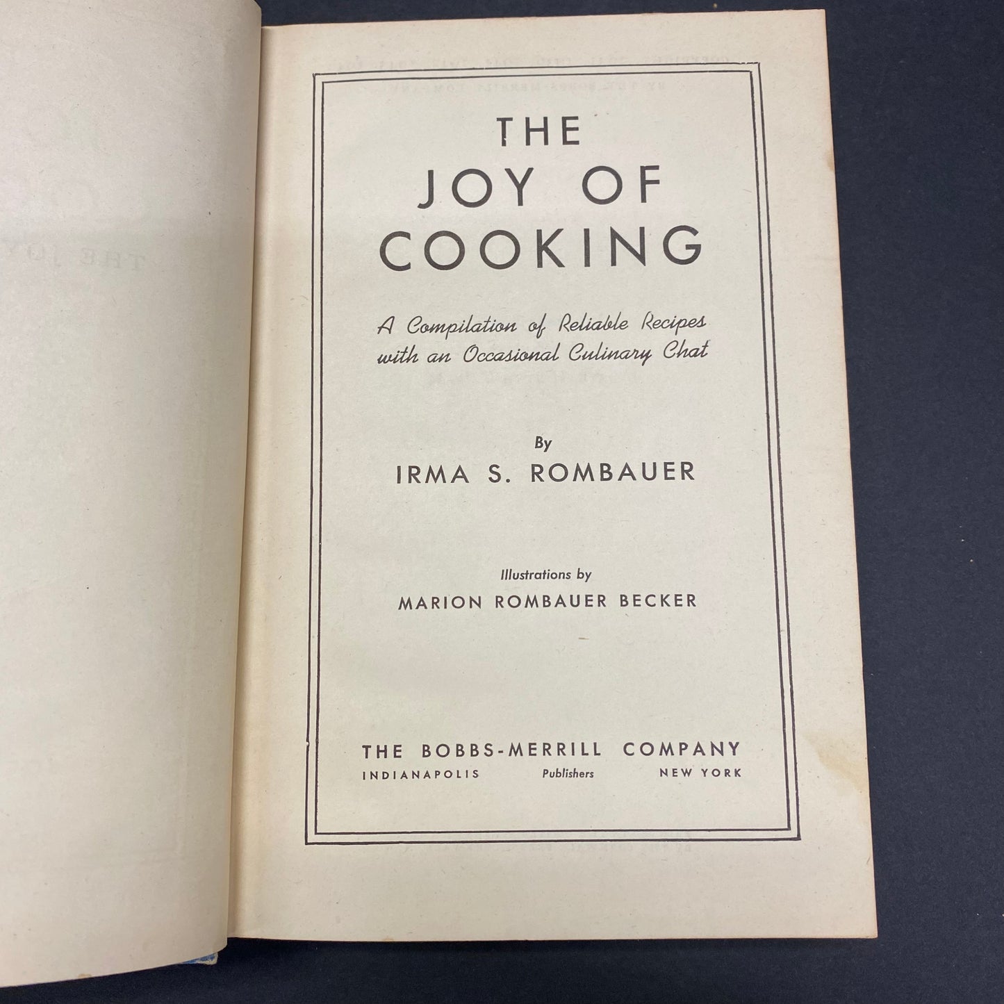 The Joy of Cooking - Irma S. Rombauer - 1946