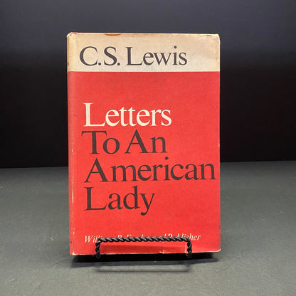 Letters to An American Lady - C. S. Lewis - 1st American Edition - 1967
