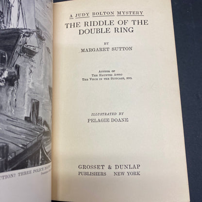 The Riddle of the Double Ring - Margaret Sutton - 1st Edition - 1937