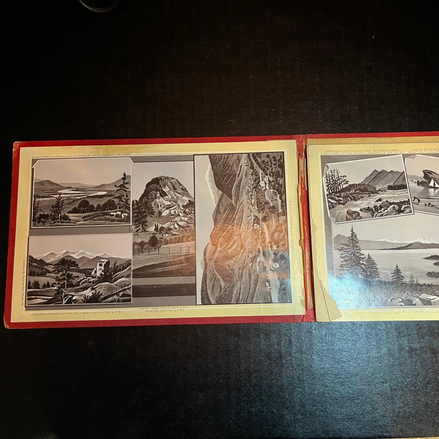 Union Pacific Scenery - Published by Barkalow Bros - 1883