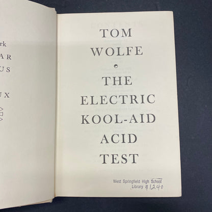 The Electric Kool-Aid Acid Test - Tom Wolfe - Presumed 1st Edition - Ex-Library - 1968