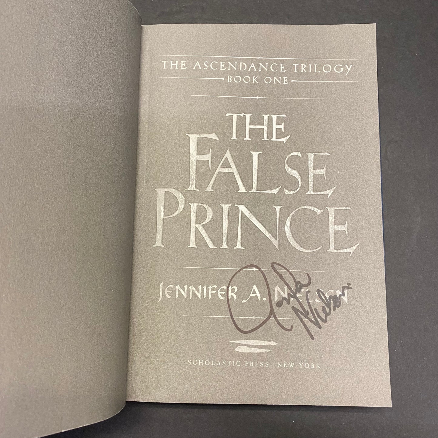 The False Prince - Jennifer A. Nielsen - 1st Edition - Signed - 2012