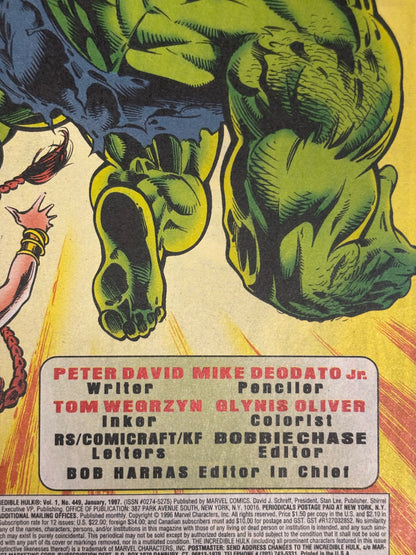 The Incredible Hulk - Peter David - 1st Appearance of the Thunderbolts - 1997