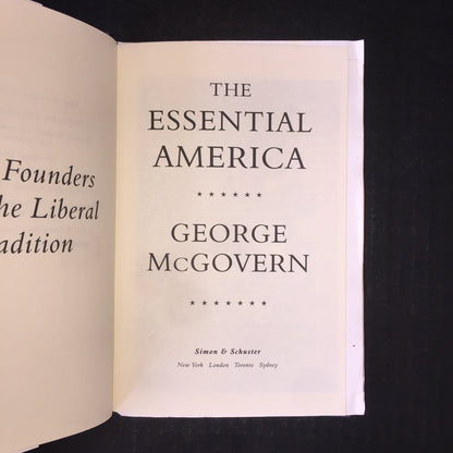 The Essential America - George McGovern - Signed - 2004