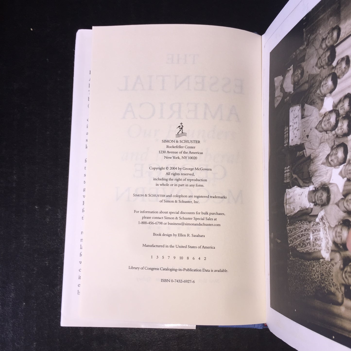 The Essential America - George McGovern - Signed - 2004