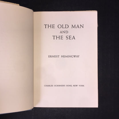 The Old Man and The Sea - Ernest Hemingway - Early Print - 1953