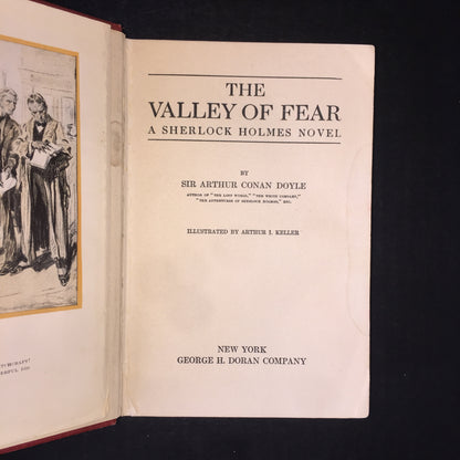 The Valley of Fear - Sir Arthur Conan Doyle - Early Print - 1914