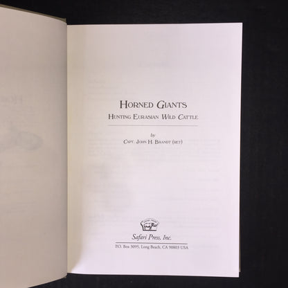 Horned Giants - John H. Brandt - Signed - 464/1000 - 1996