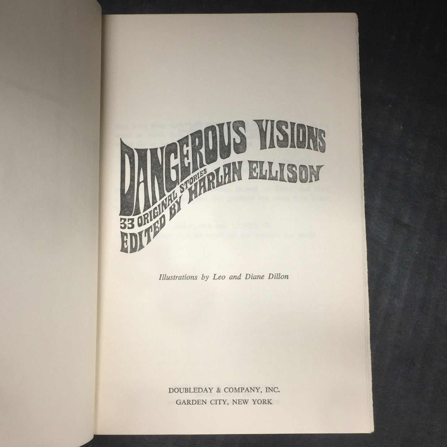 Dangerous Visions - Harlan Ellison - Book Club Edition - 1967