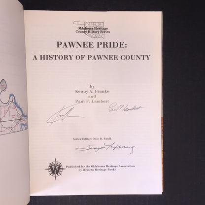 Pawnee Pride - Kenny A. Franks and Paul F. Lambert - Signed - 1994