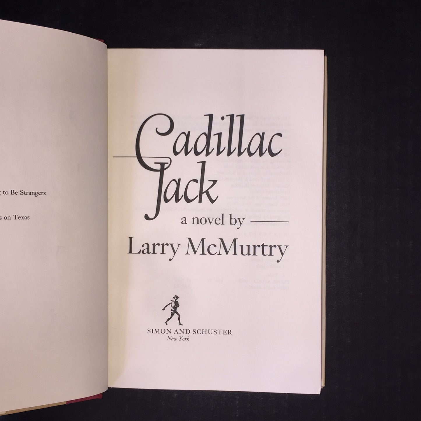 Cadillac Jack - Larry McMurtry - 1st Edition - 1982