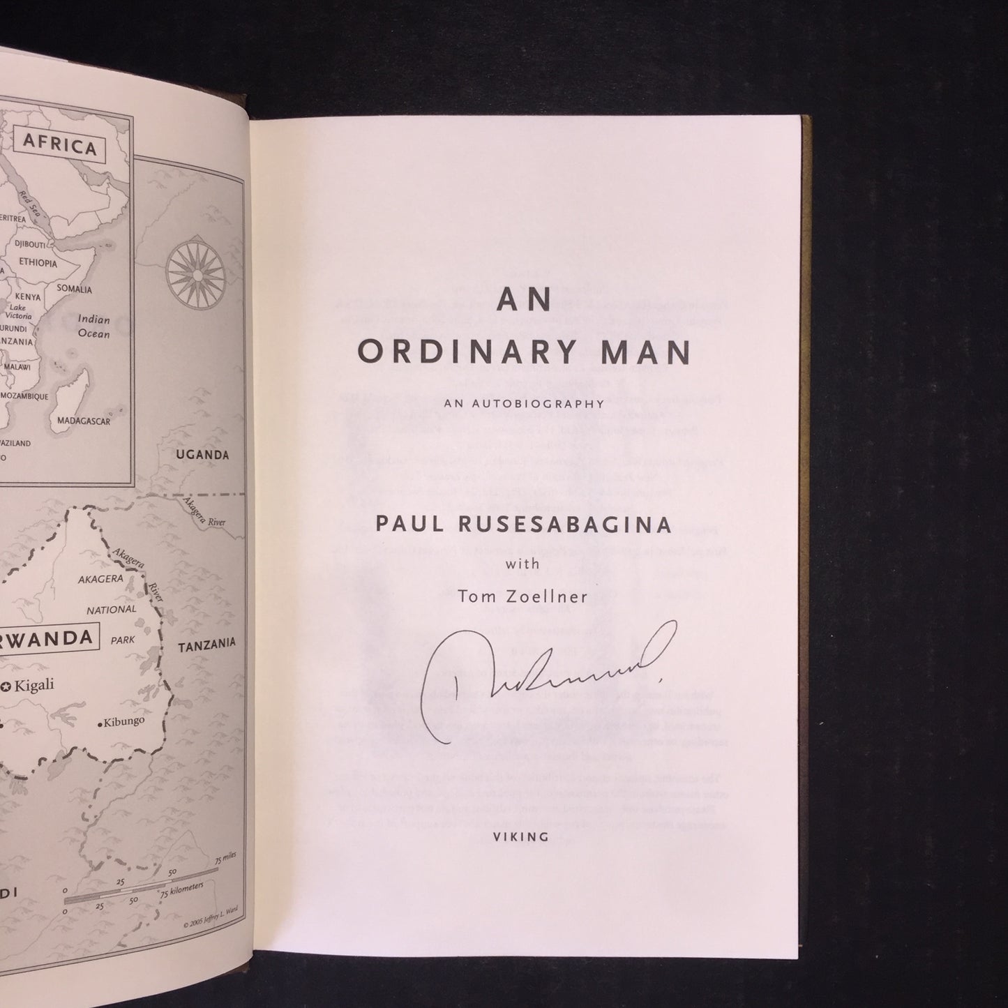 An Ordinary Man - Paul Rusesabagina - Signed - 1st Edition - 2006