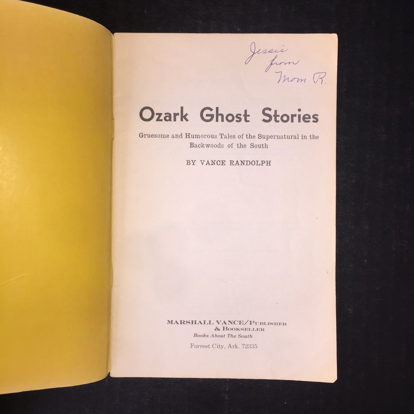 Ozark Ghost Stories - Vance Randolph - 1982