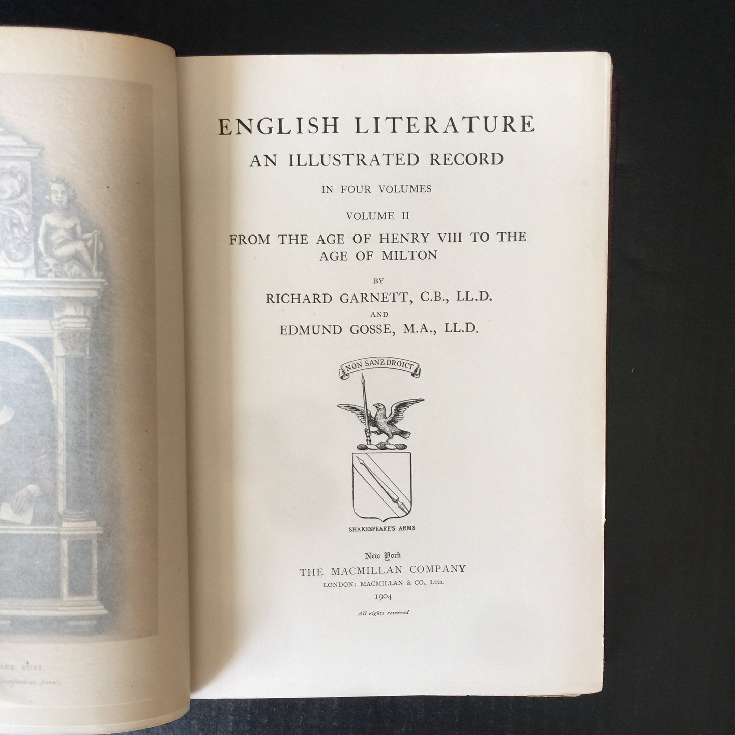 An Illustrated History of English Literature - Richard Garnett and Edmund Gosse - 4 Volumes - 1903-1904