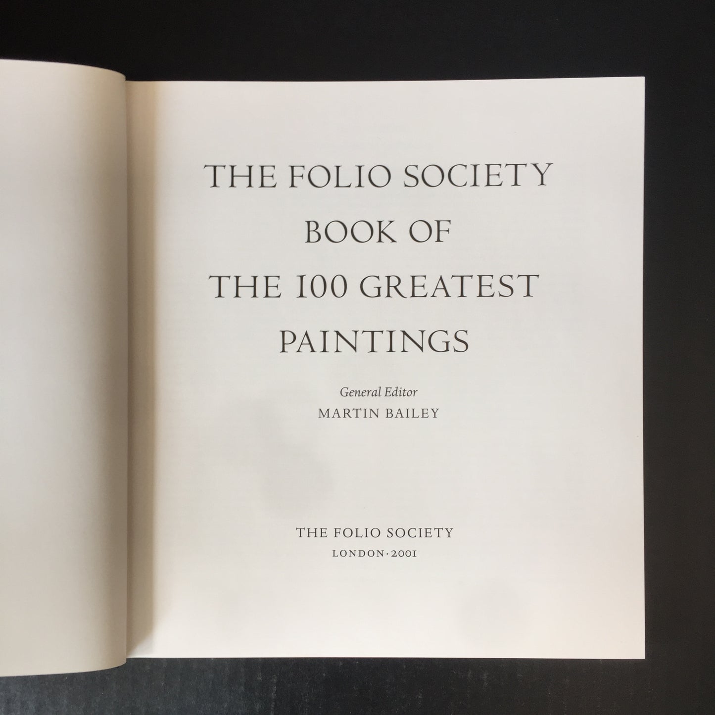 The Folio Society Book of the 100 Greatest Paintings - Folio Society - 2001