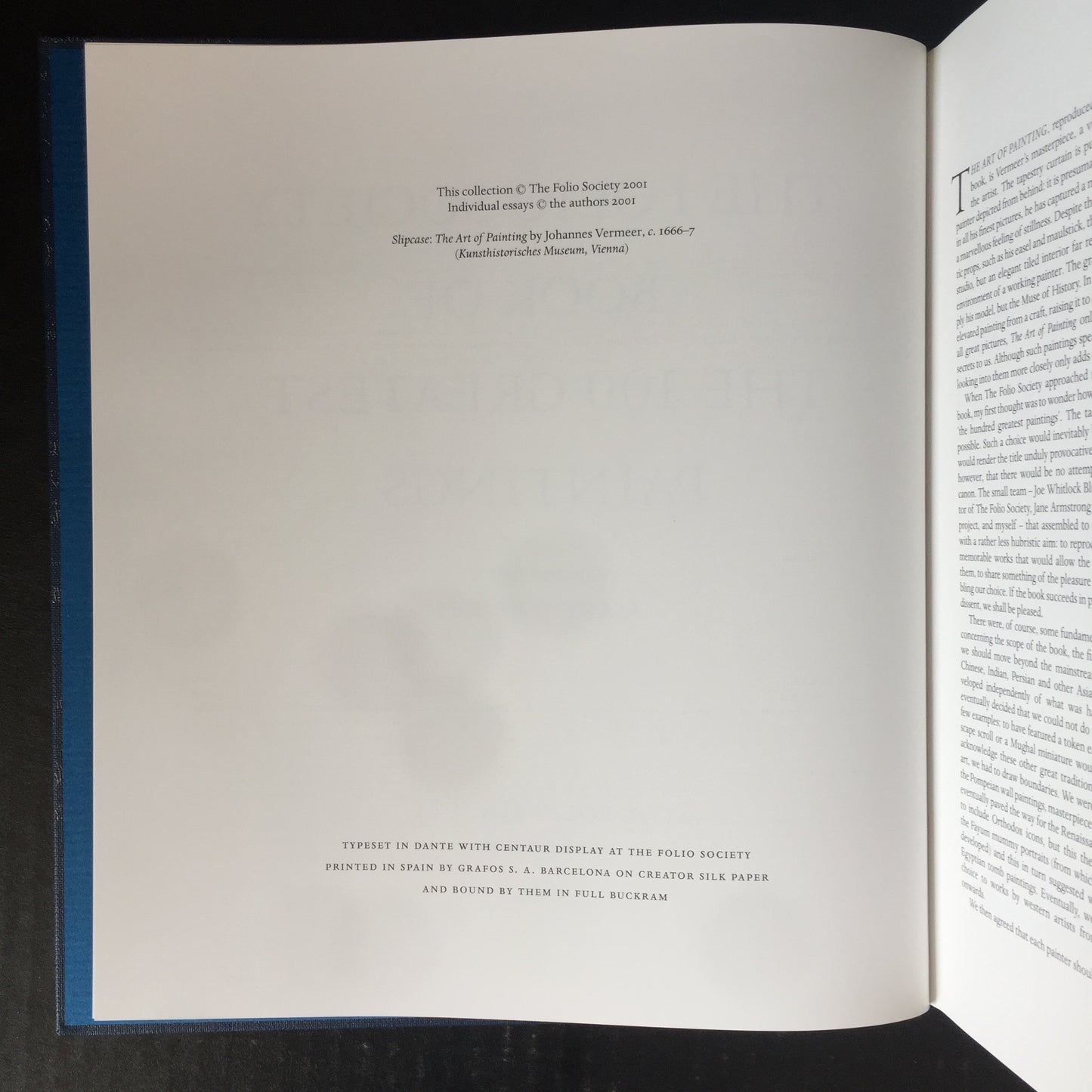 The Folio Society Book of the 100 Greatest Paintings - Folio Society - 2001