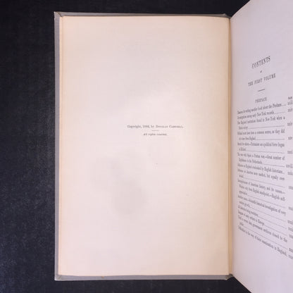 The Puritan in Holland, England, and America - Douglas Campbell - 2 Volumes - 1892