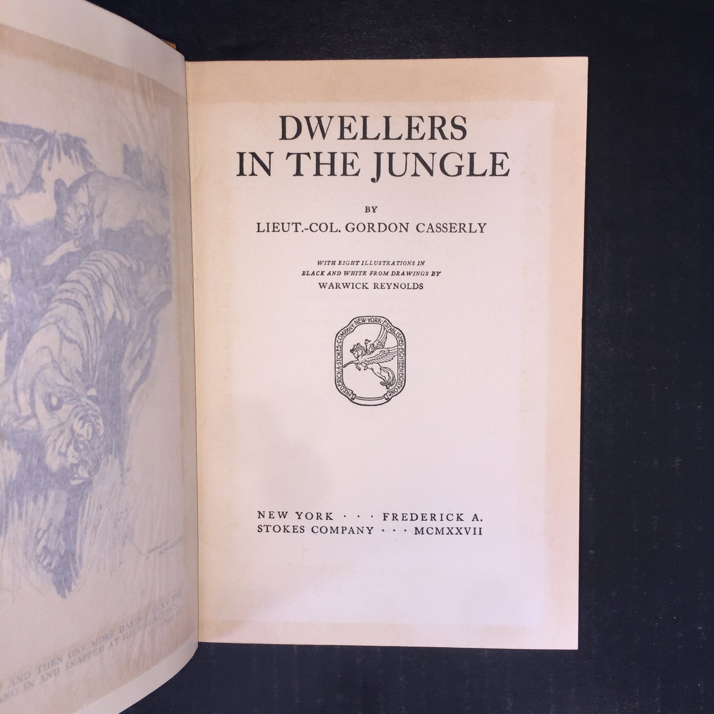 Dwellers in the Jungle - Gordon Casserly - 1st Edition - 1927