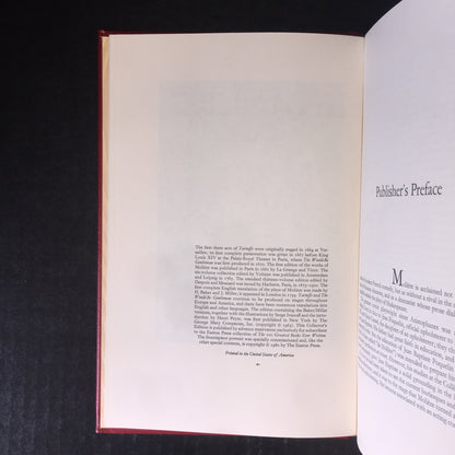 Tartuffe and the Would-Be Gentleman - Moliere - Easton Press - 1980