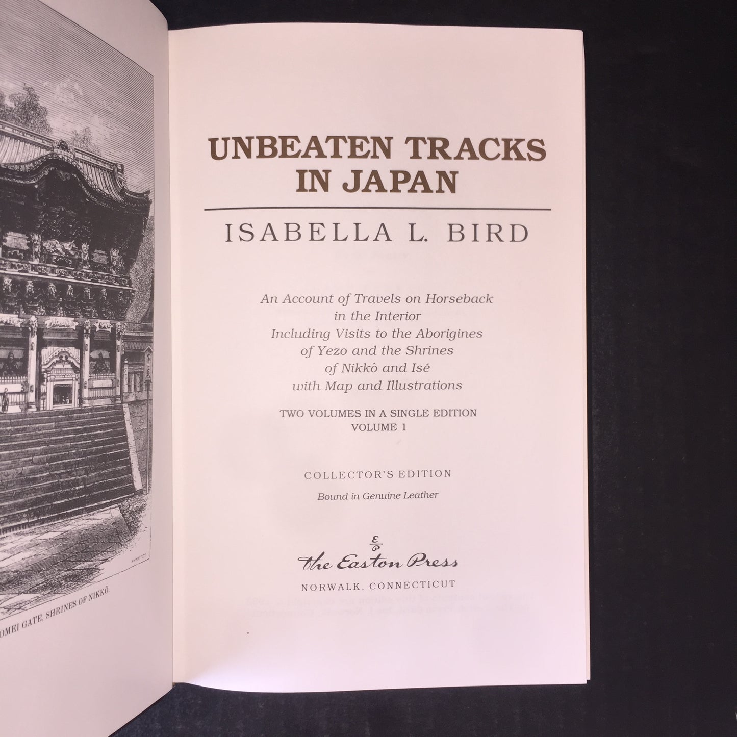 Unbeaten Tracks in Japan - Isabella Bird - Easton Press - Edge Wear - Gilt Loss - 1992