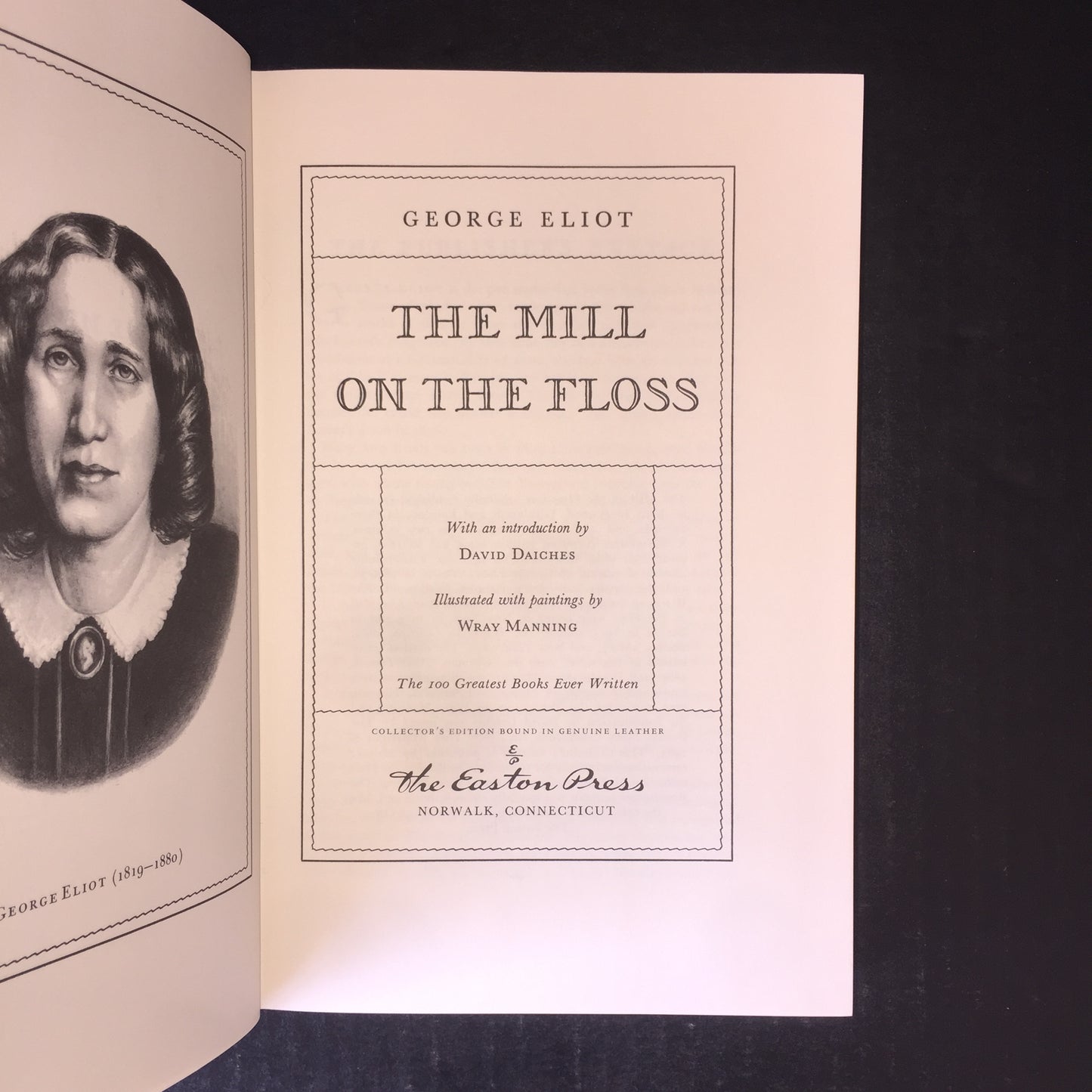 The Mill on the Floss - George Eliot - Easton Press - Gilt Loss - 1980