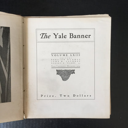 The Yale Banner For 1904 - Yale University - 1904