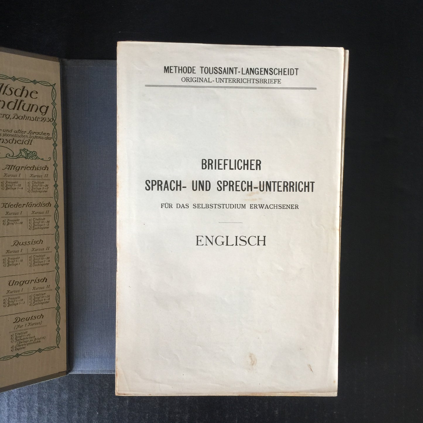 Englisch - Dr. C. Van Dalen - German - 1856