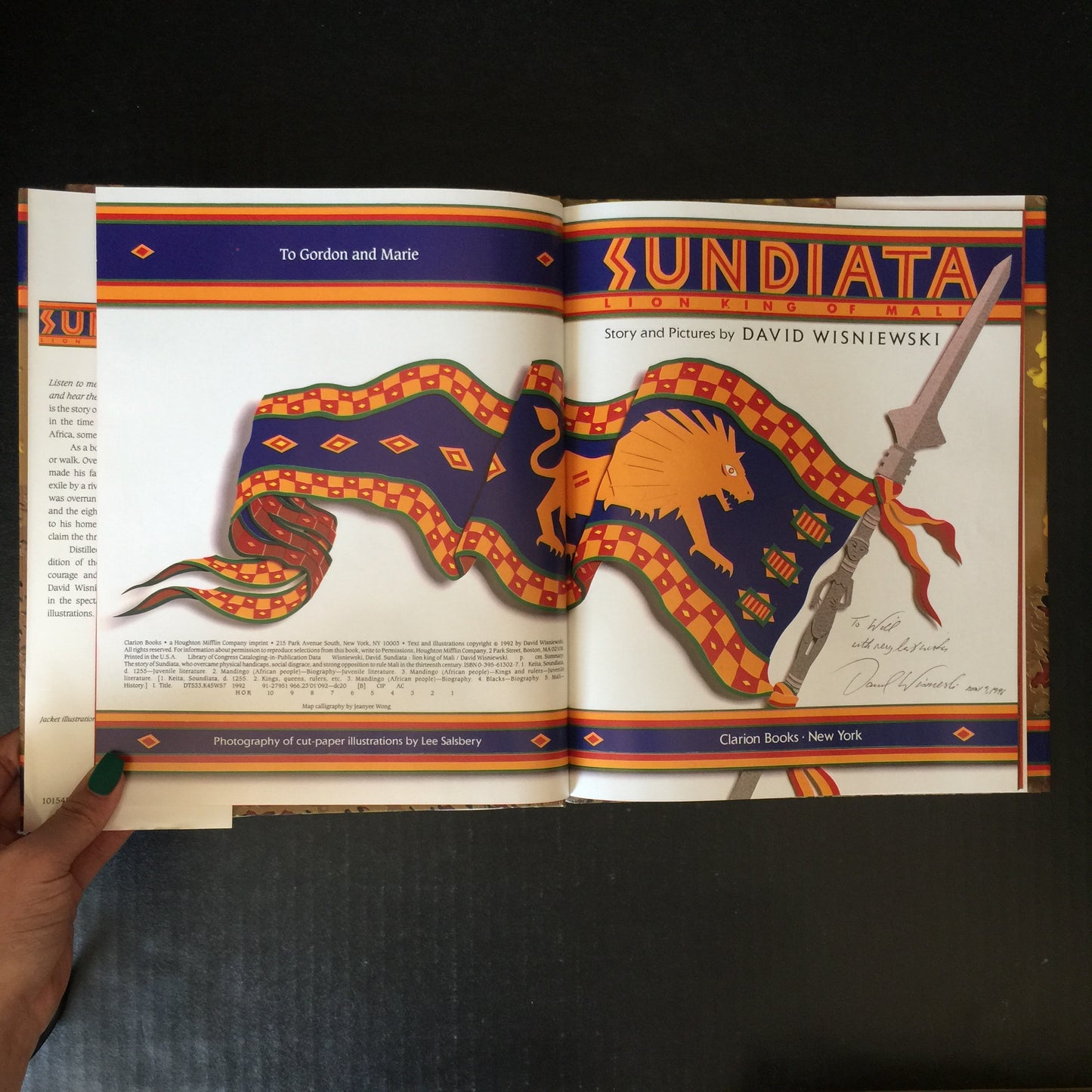 Sundiata: Lion King of Mali - David Wisniewski - 1992