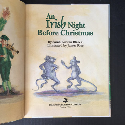 An Irish Night Before Christmas - Sarah Kirwan Blazek - Signed - 1995